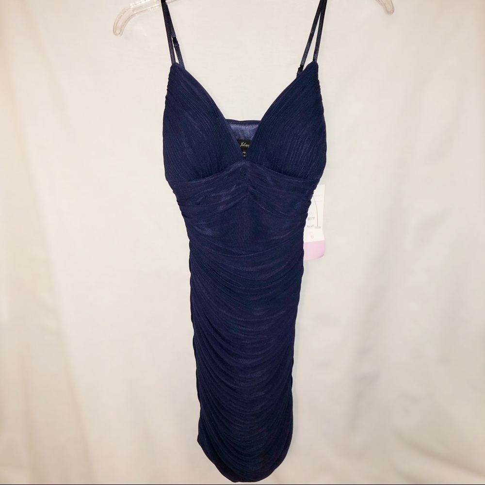 Dave & Johnny- Navy Cocktail Dress- Size 0 (NWT)